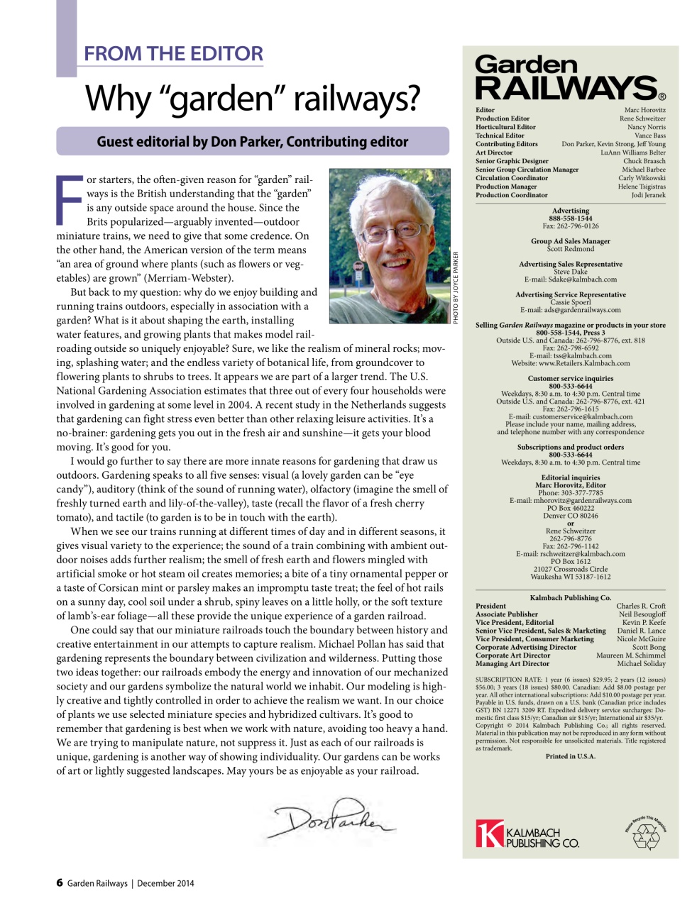 Garden Railways Preview Pages