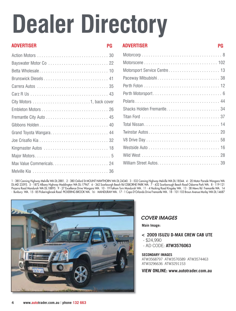 AutoTrader Preview Pages