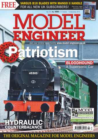 Model Engineer issue No. 213 Vol. 4494