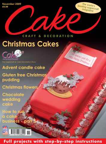 Cake Decoration & Sugarcraft Magazine issue November 2009