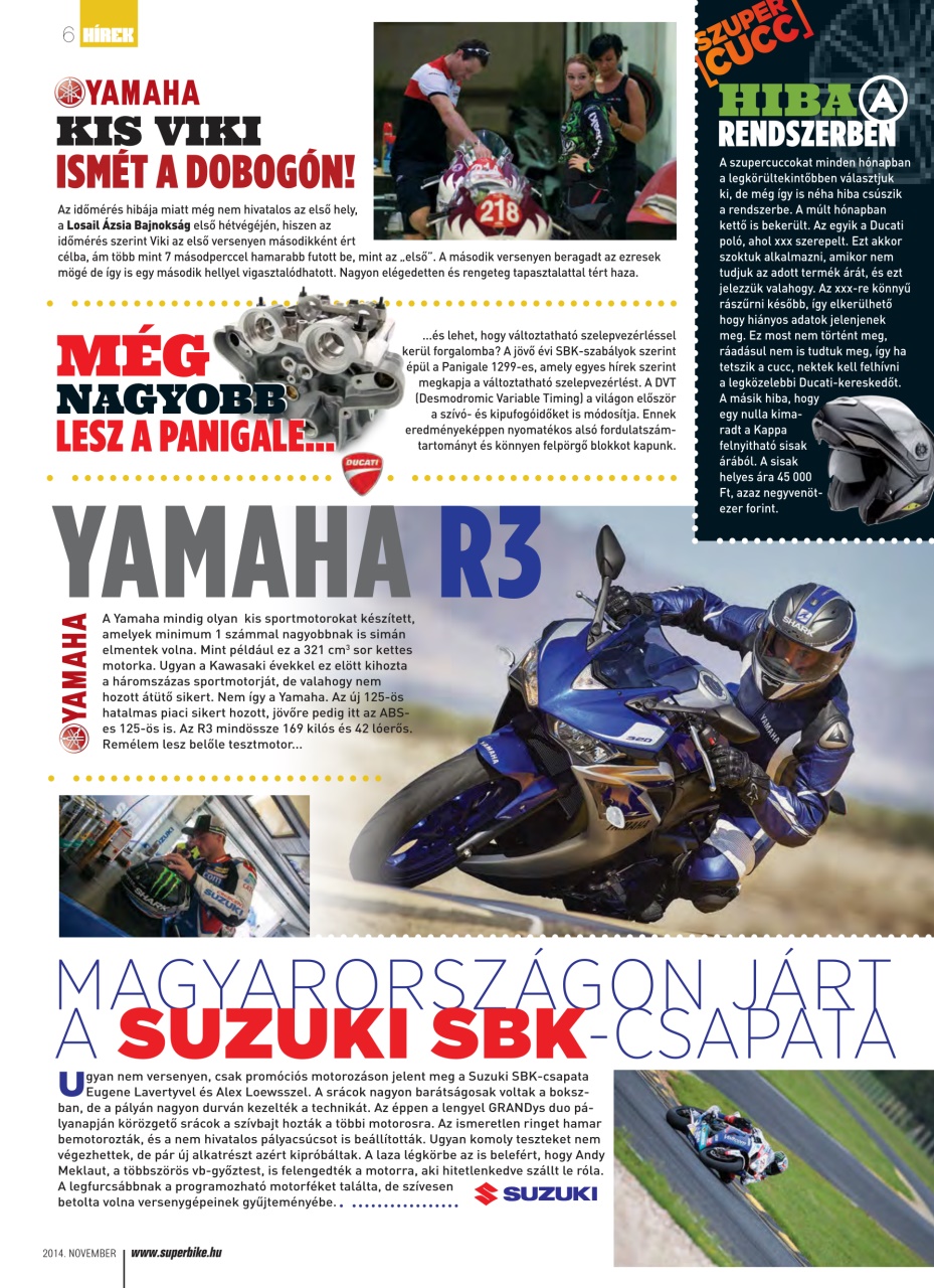 SuperBike Hungary Preview Pages