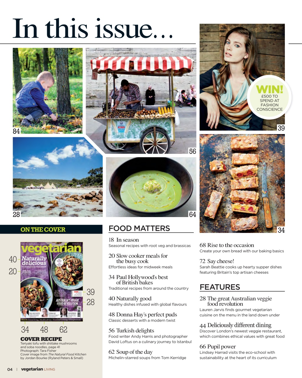 Vegetarian Living Preview Pages