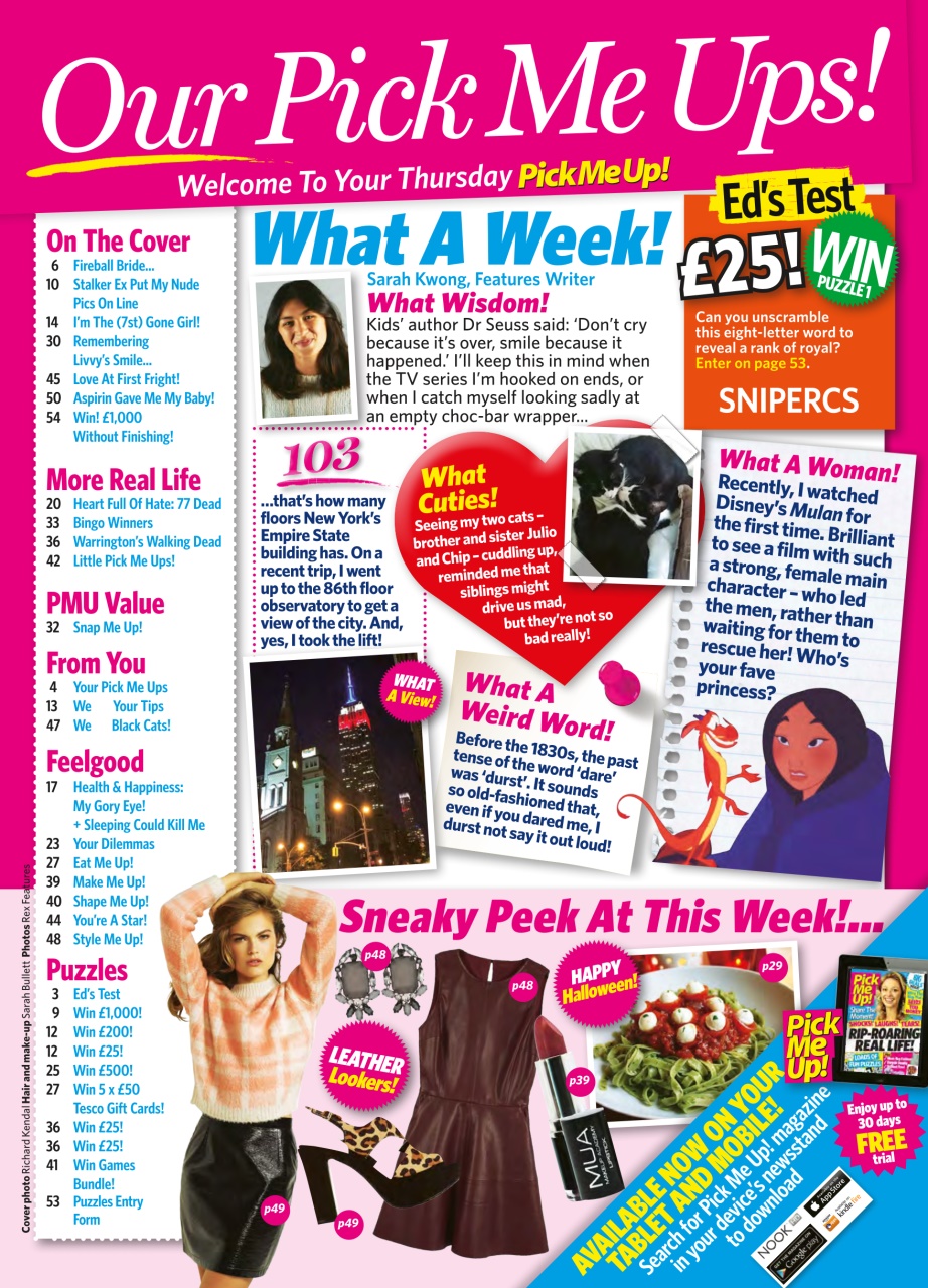 Pick Me Up Preview Pages