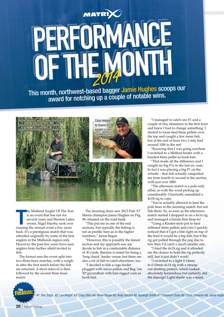 Match Fishing Preview Pages