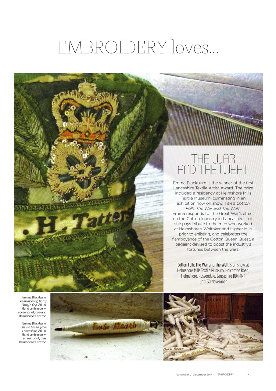 Embroidery Magazine Preview Pages