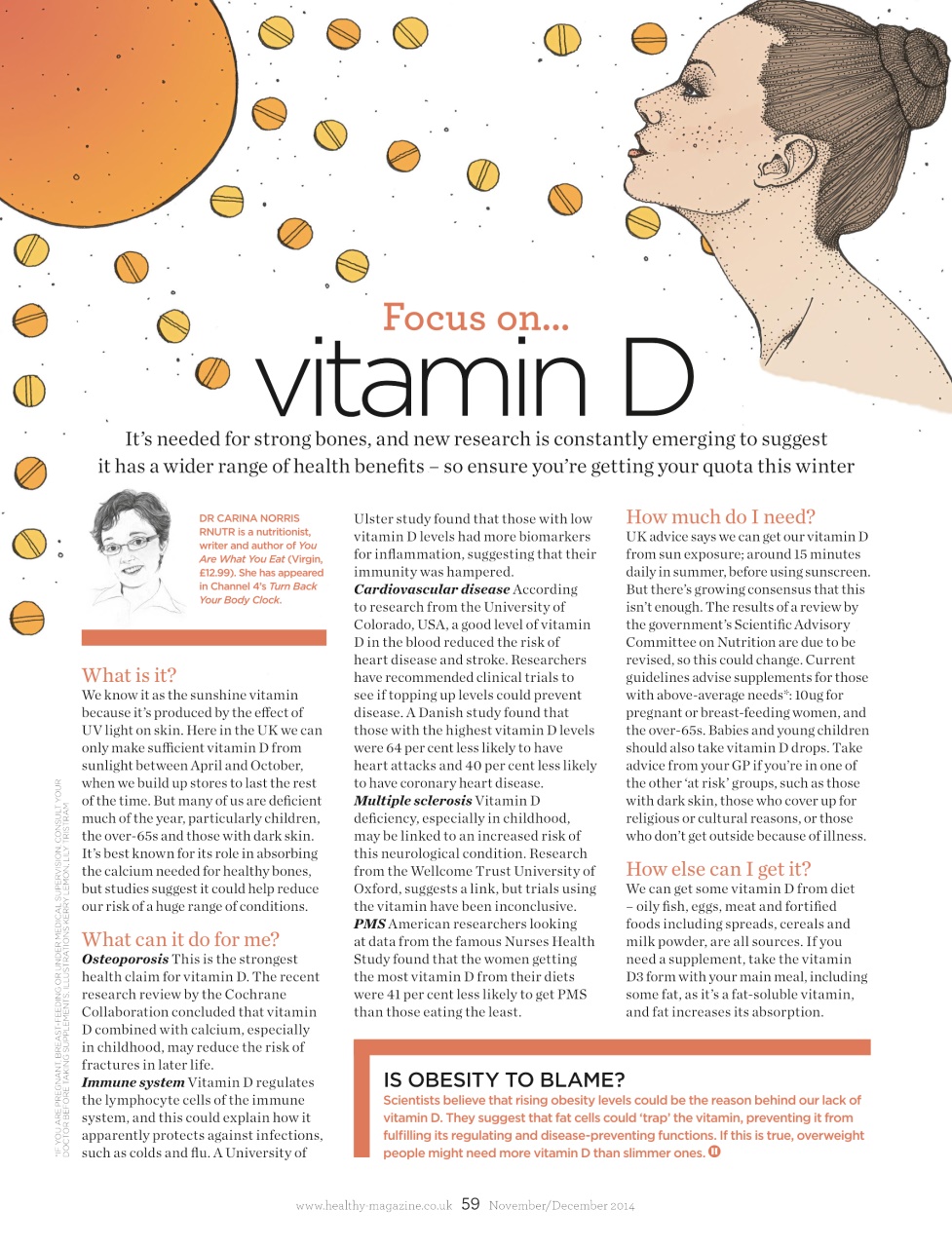 Healthy Magazine Preview Pages