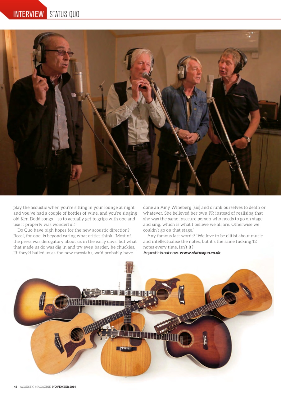 Acoustic Preview Pages