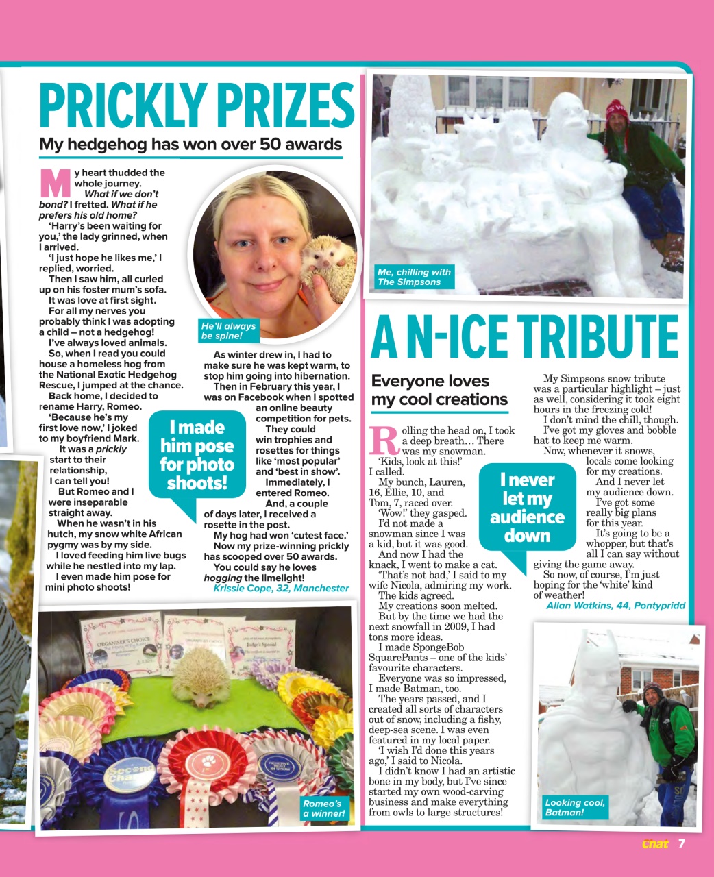 Chat Specials Preview Pages