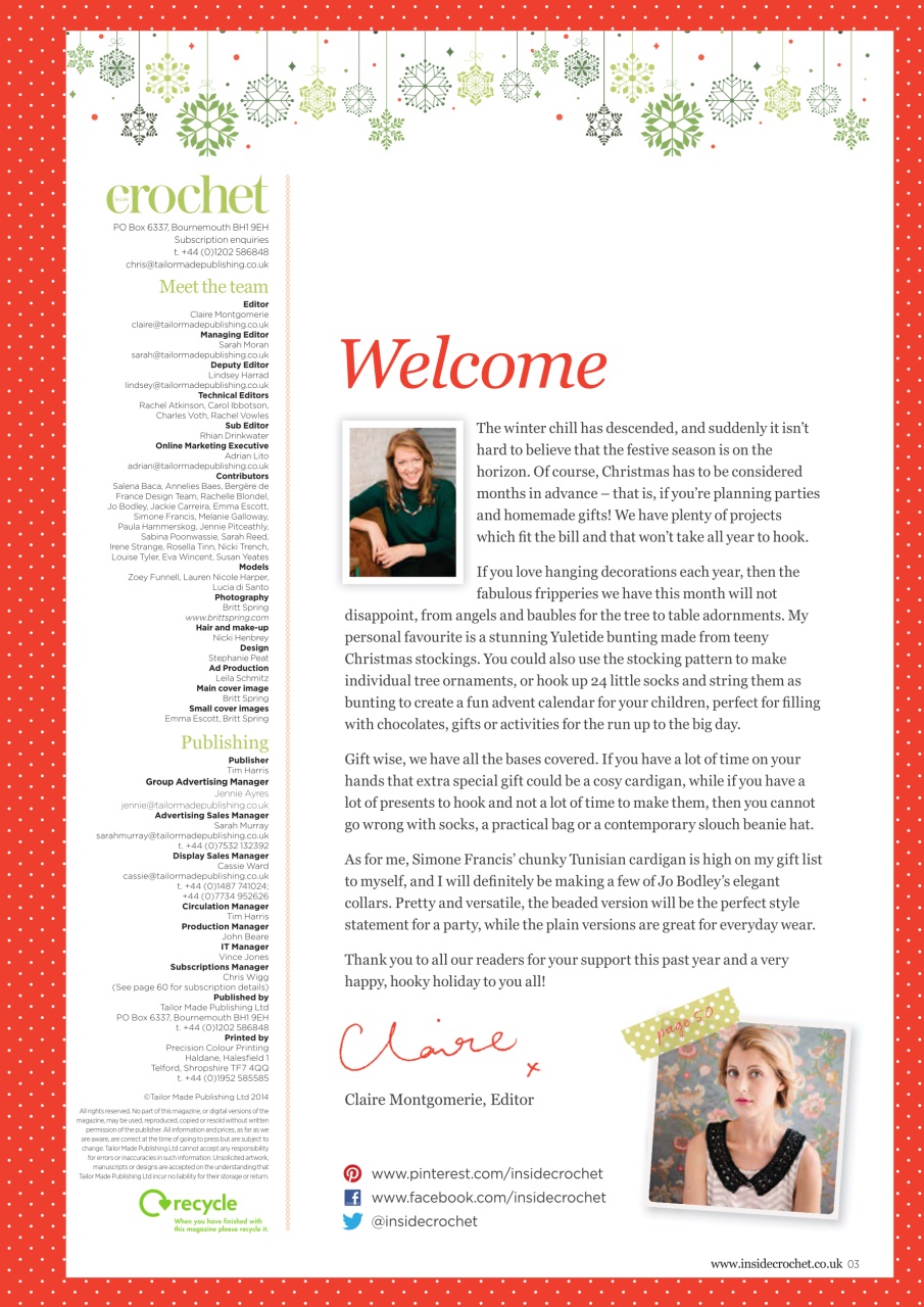 Inside Crochet Preview Pages