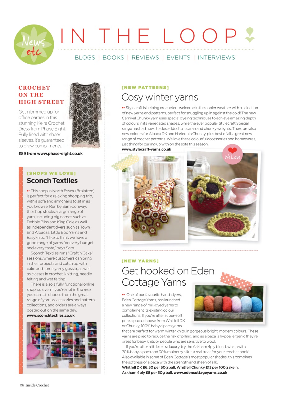 Inside Crochet Preview Pages