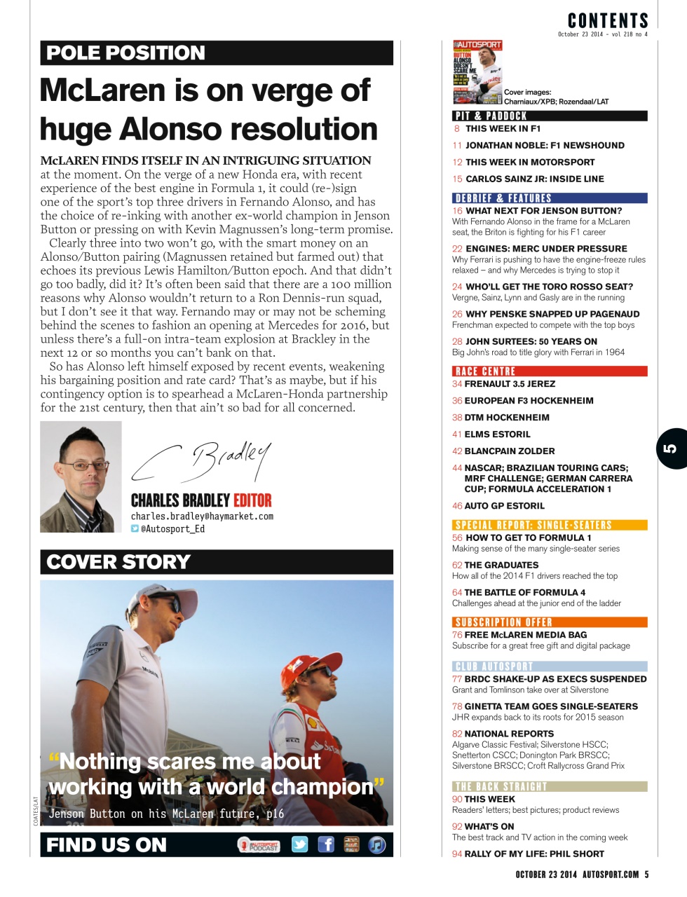 Autosport Preview Pages