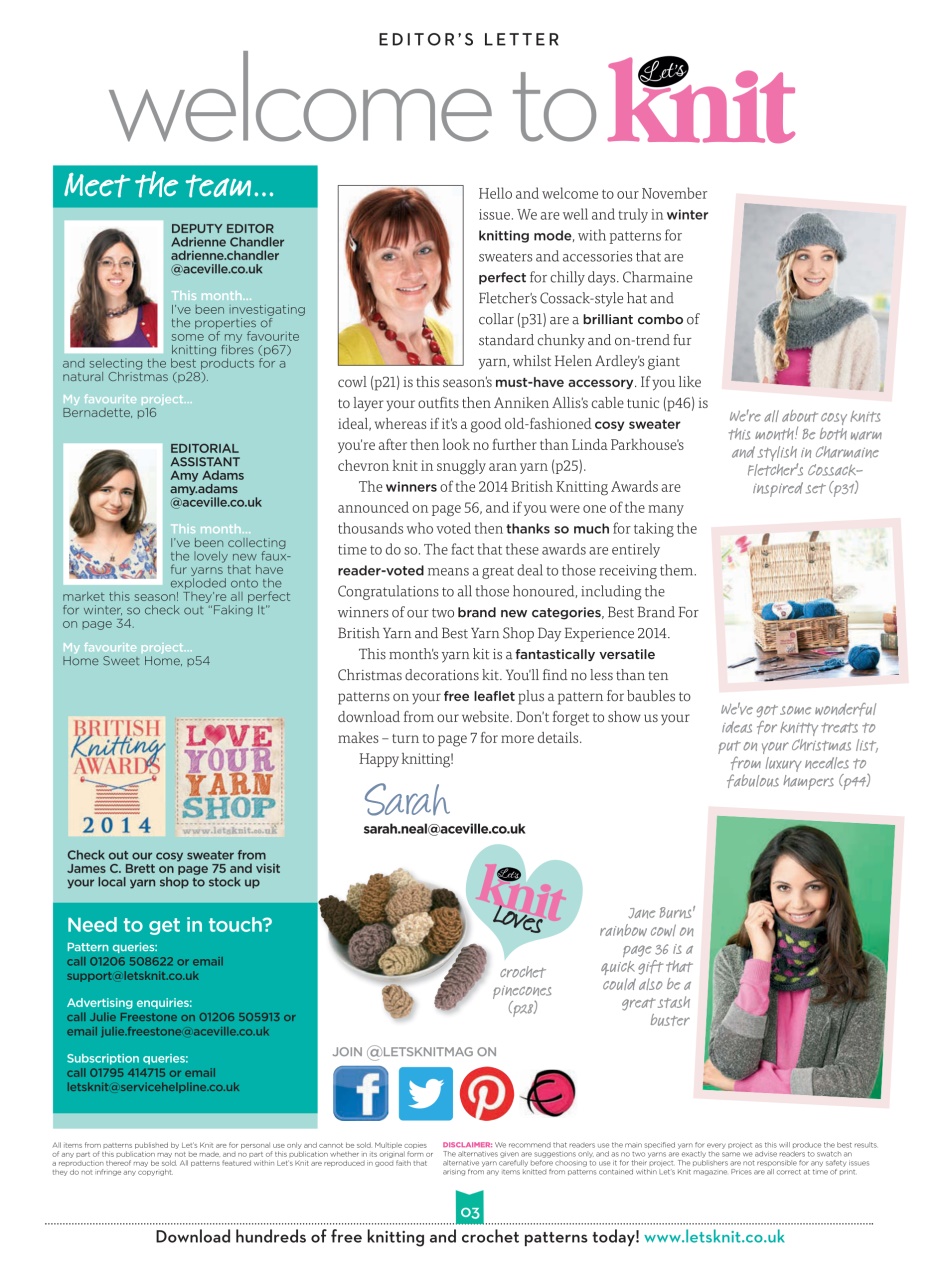 Let's Knit Preview Pages