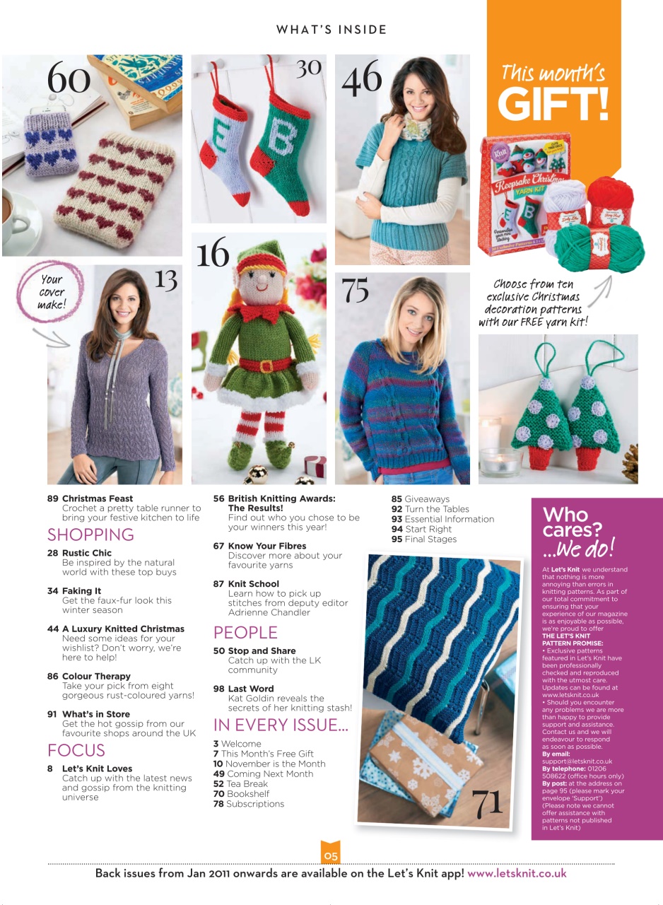 Let's Knit Preview Pages