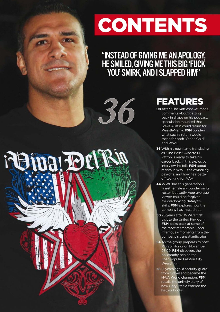 Wrestletalk Magazine Preview Pages