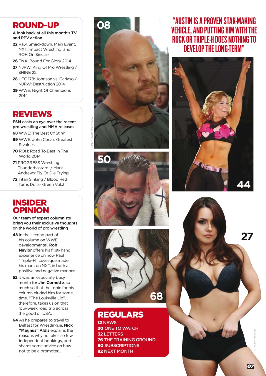 Wrestletalk Magazine Preview Pages