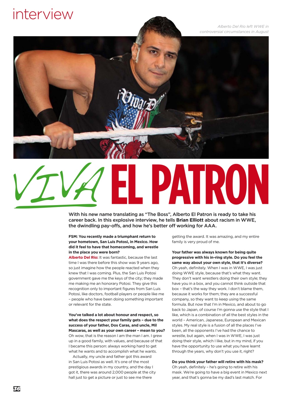 Wrestletalk Magazine Preview Pages