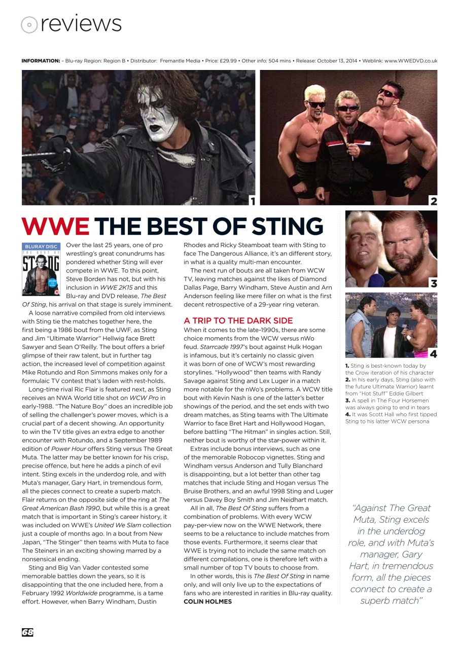 Wrestletalk Magazine Preview Pages