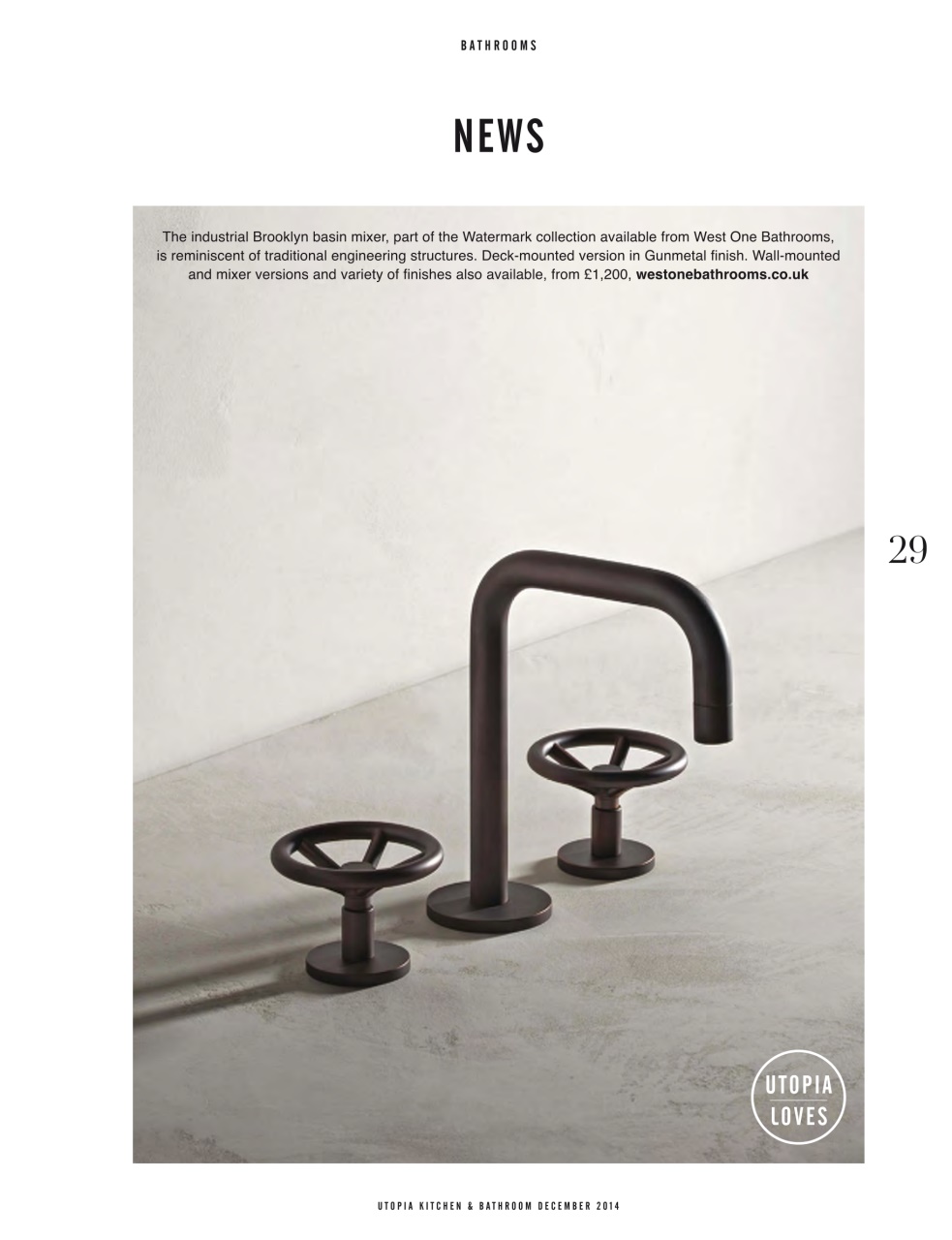 Utopia Kitchen & Bathroom Preview Pages