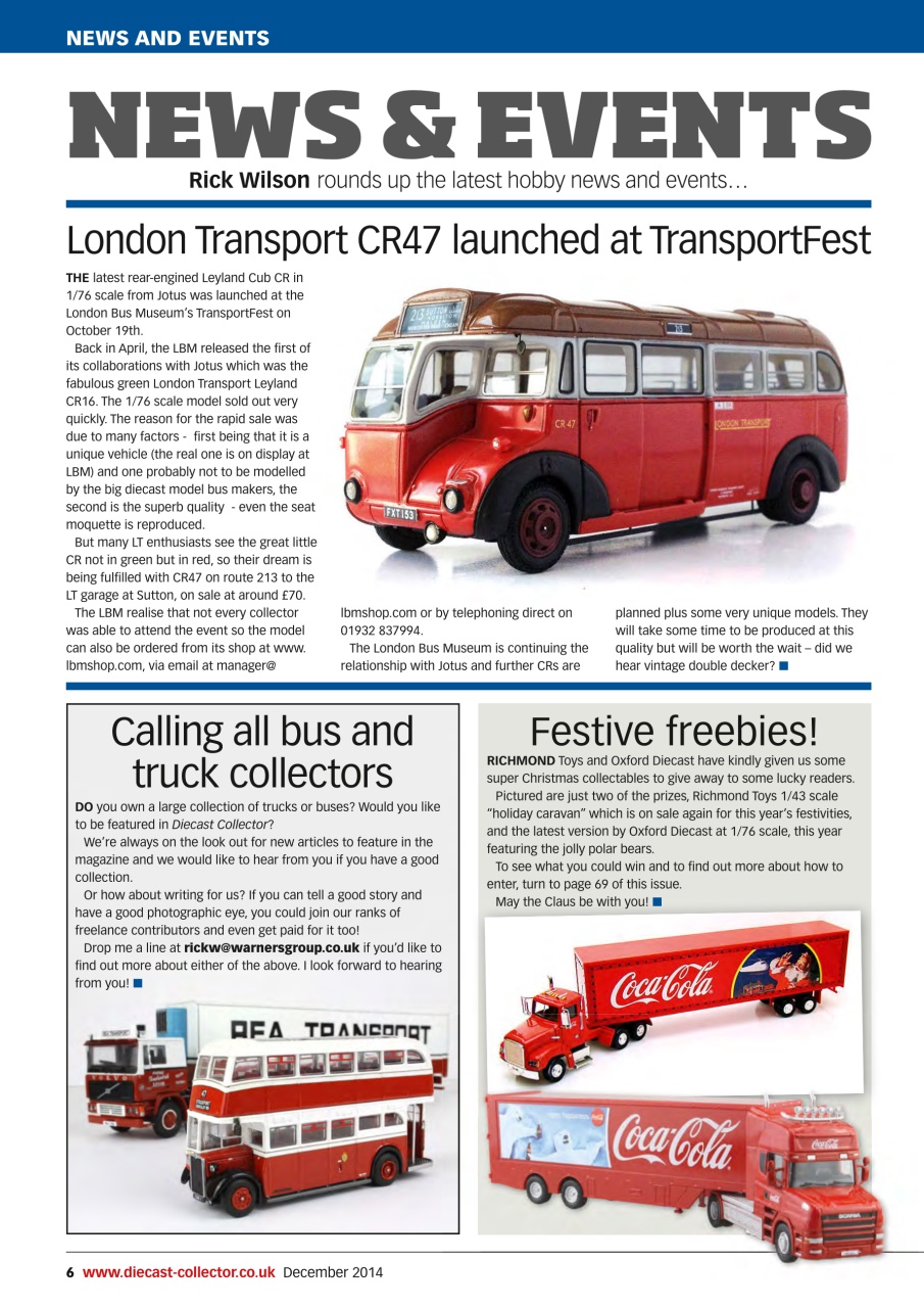 Diecast Collector Preview Pages