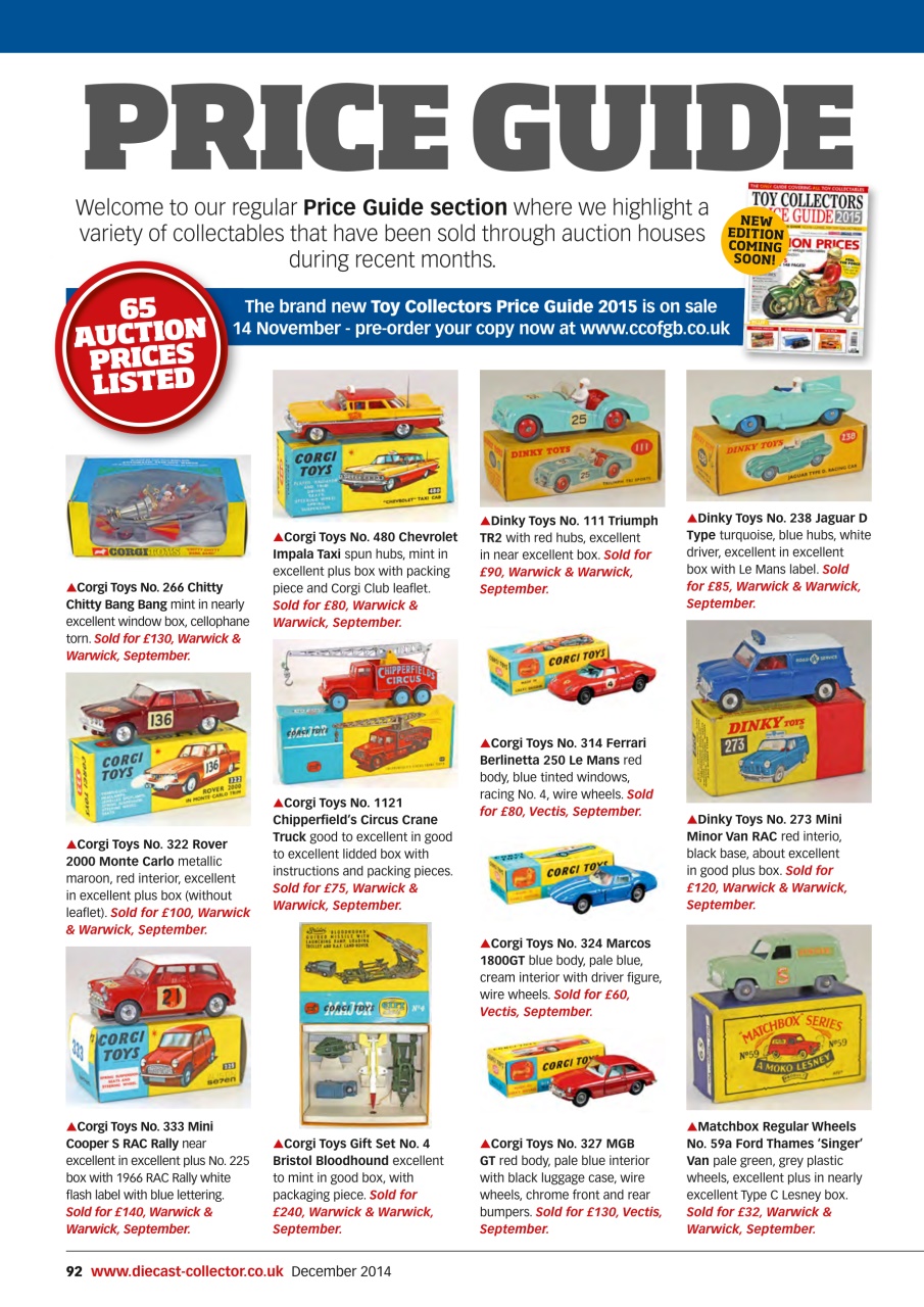 Diecast Collector Preview Pages