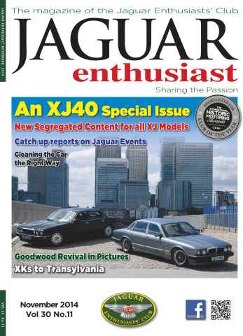 Jaguar Enthusiast issue Vol.30 No.11 An XJ40 Special Issue