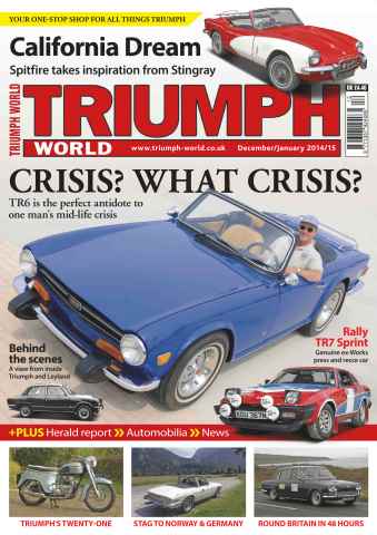 Triumph World issue No.151 Crisis? What Crisis?