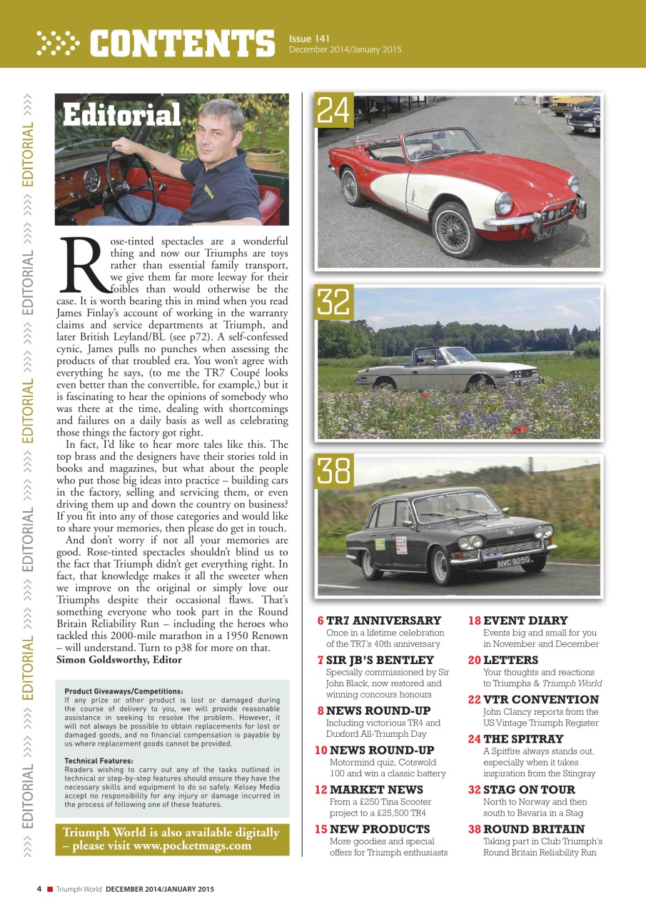 Triumph World Preview Pages
