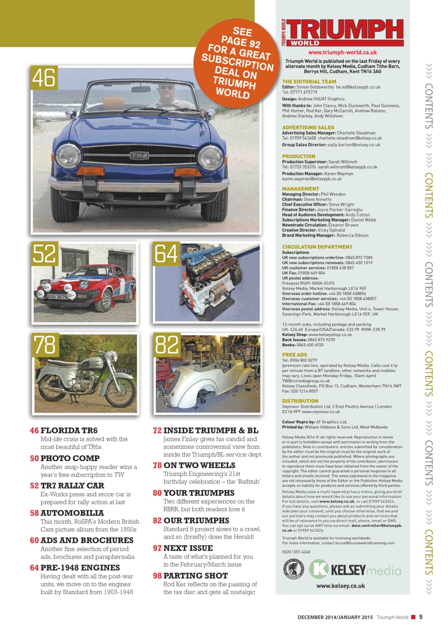 Triumph World Preview Pages