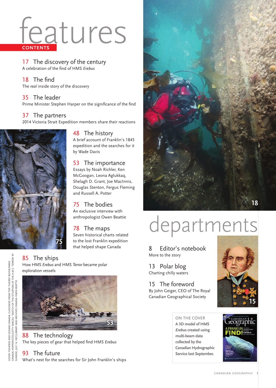 Canadian Geographic Preview Pages