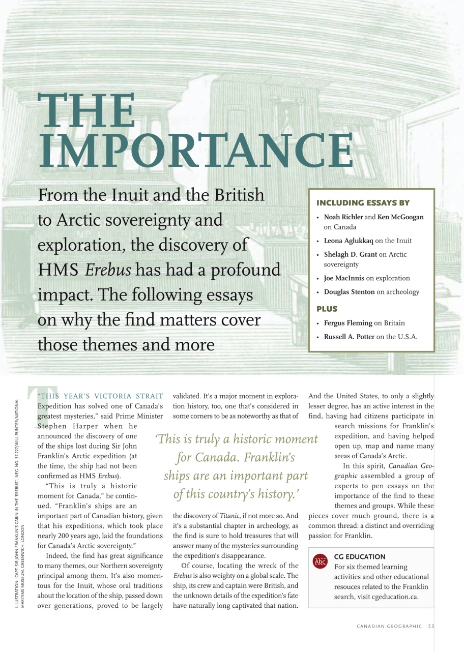 Canadian Geographic Preview Pages
