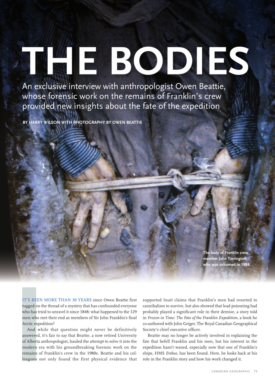 Canadian Geographic Preview Pages