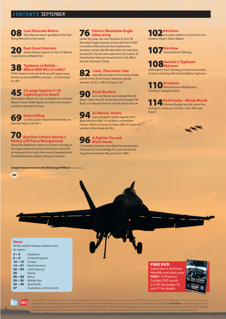 AirForces Monthly Preview Pages