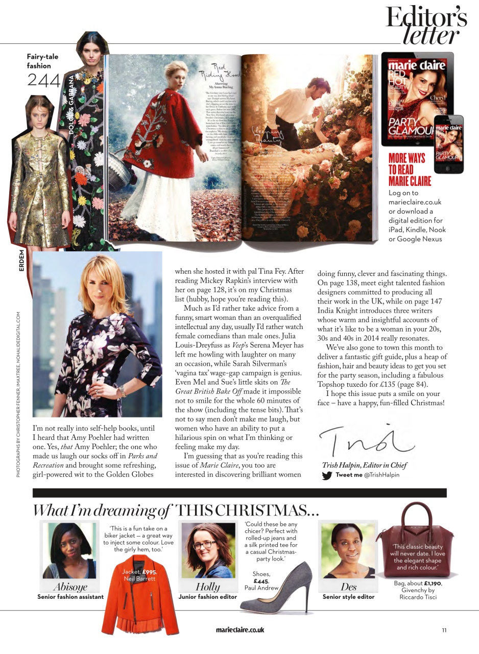 Marie Claire Preview Pages