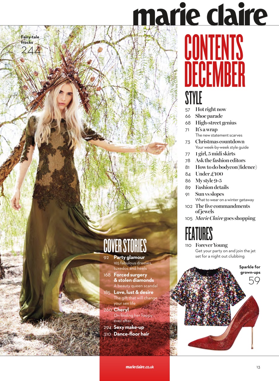 Marie Claire Preview Pages