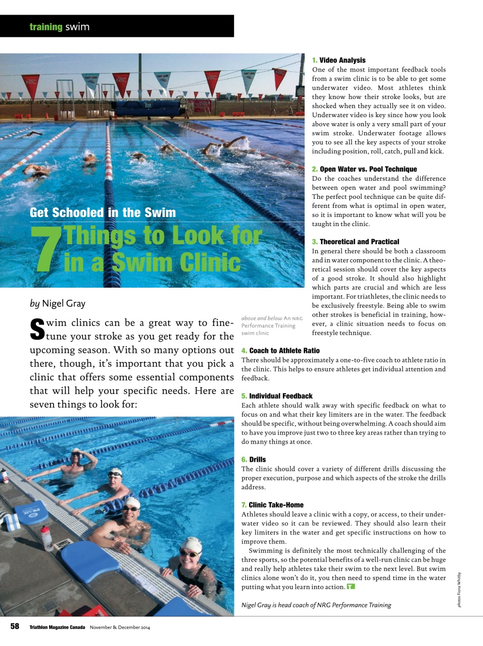 Triathlon Magazine Canada Preview Pages