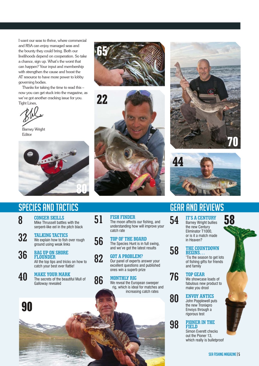 Sea Fishing Magazine Preview Pages