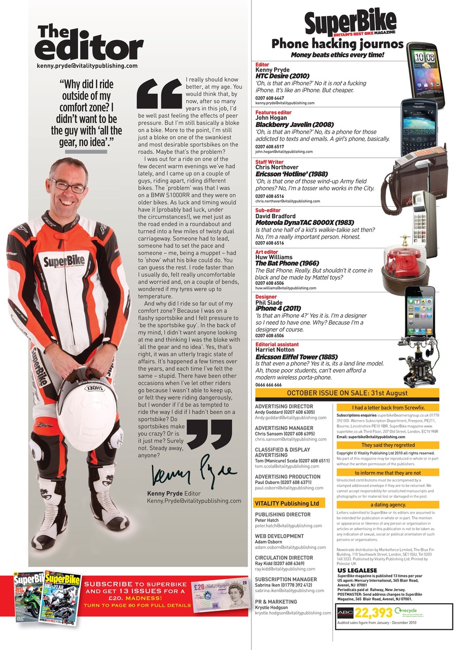 Superbike Magazine Preview Pages