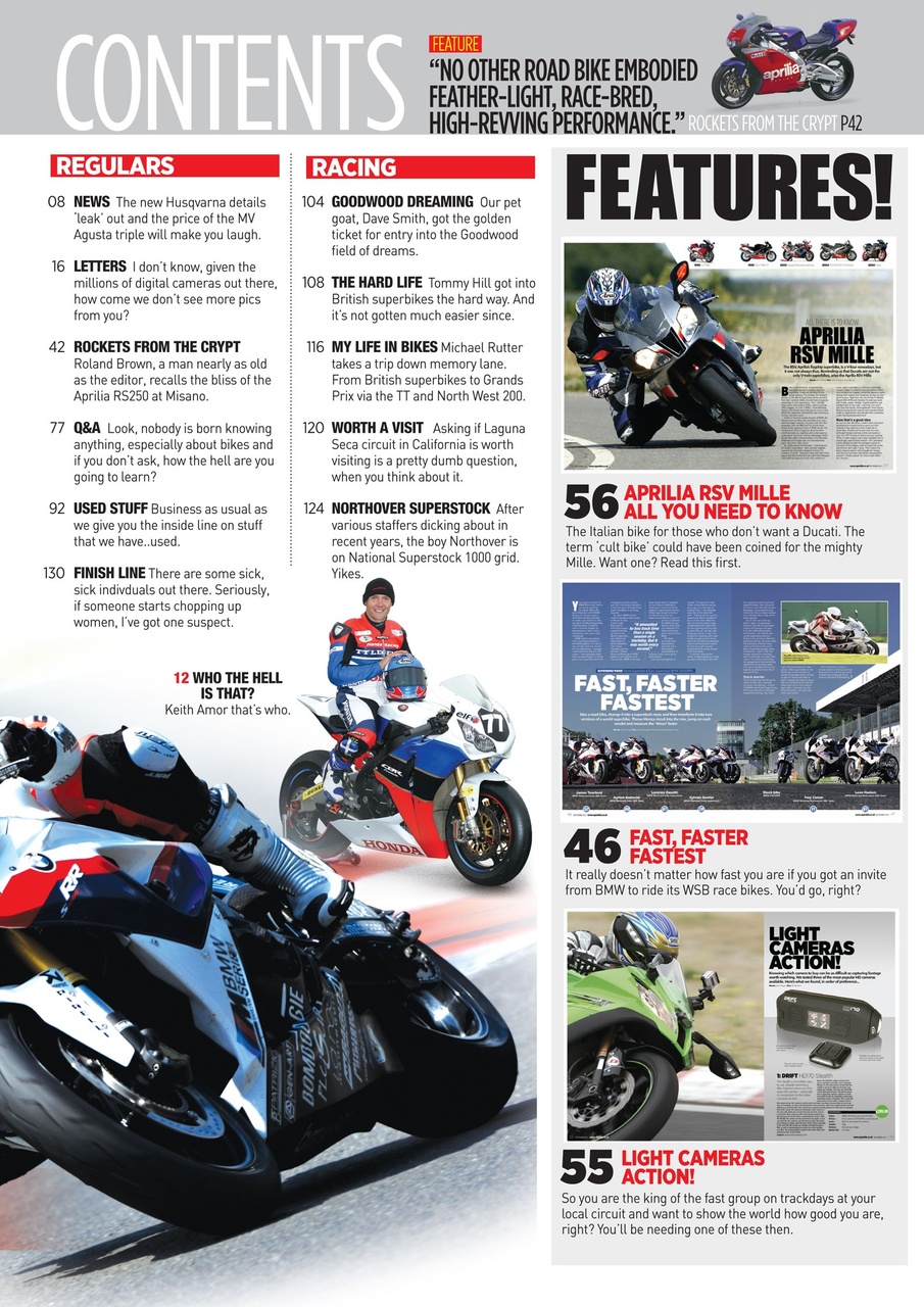 Superbike Magazine Preview Pages