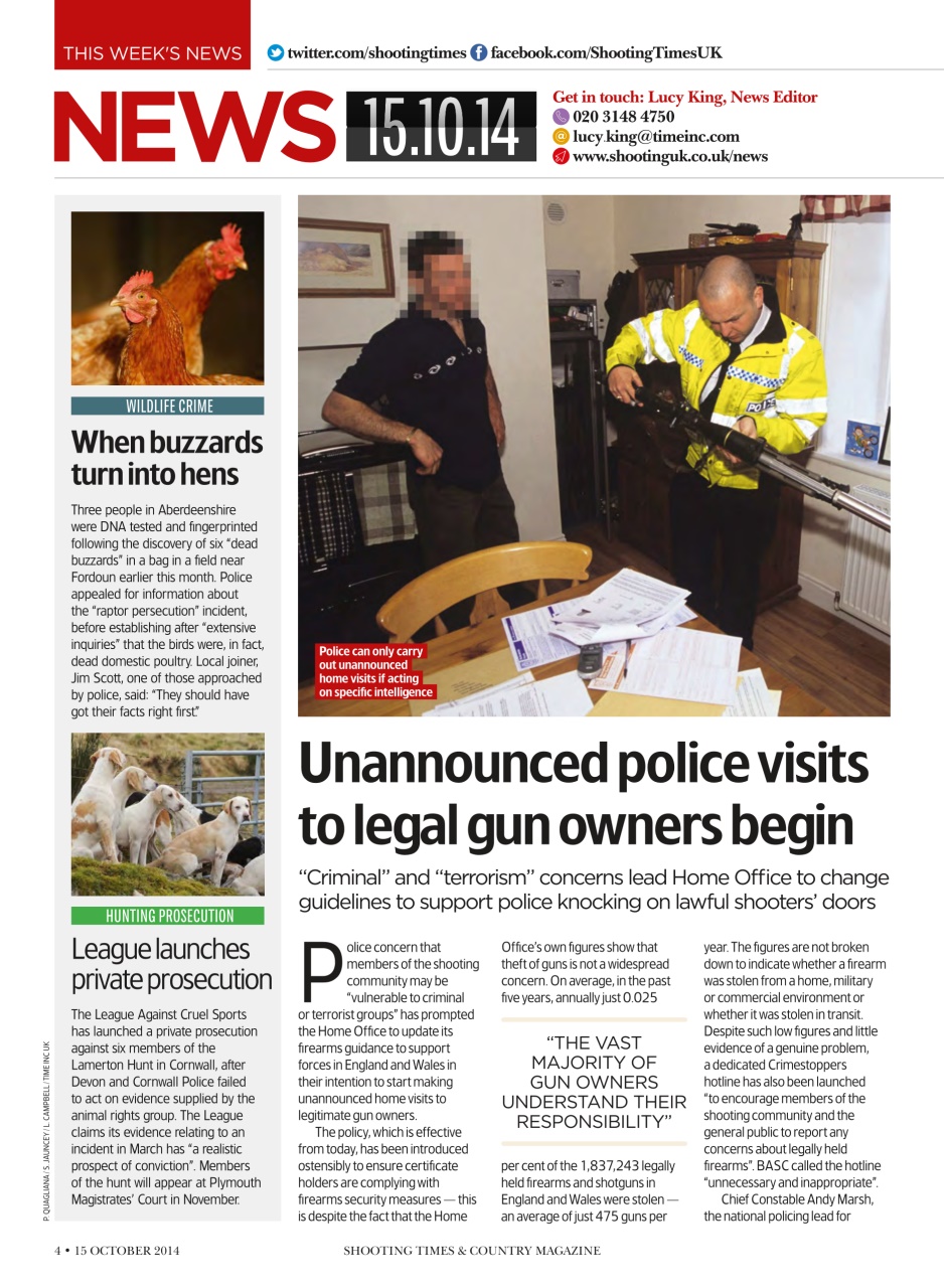 Shooting Times & Country Preview Pages