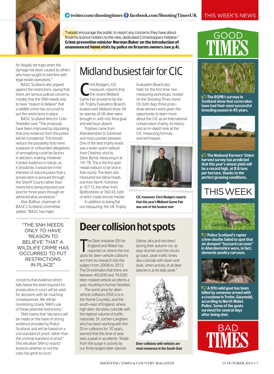 Shooting Times & Country Preview Pages