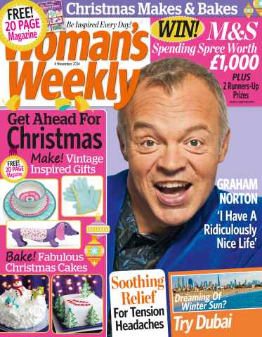 Woman's Weekly issue 4th November 2014
