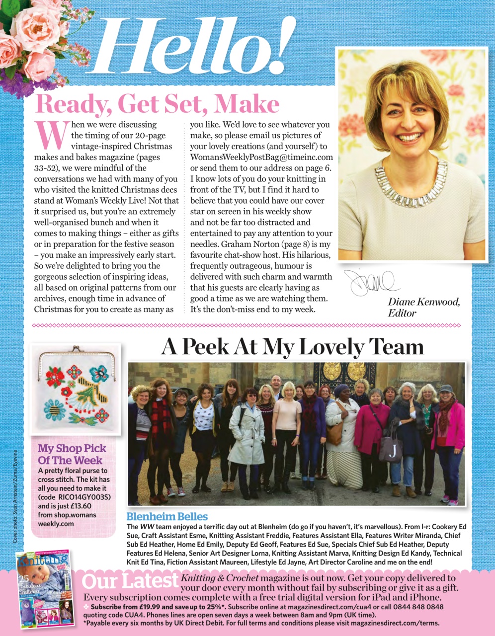 Woman's Weekly Preview Pages