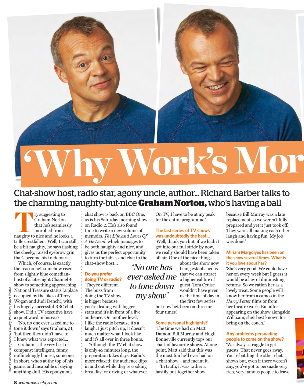 Woman's Weekly Preview Pages