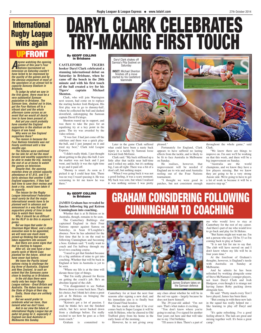 League Express Preview Pages