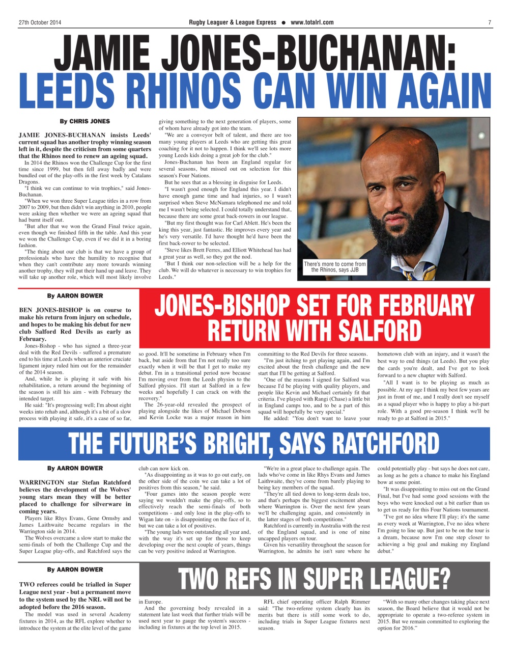 League Express Preview Pages