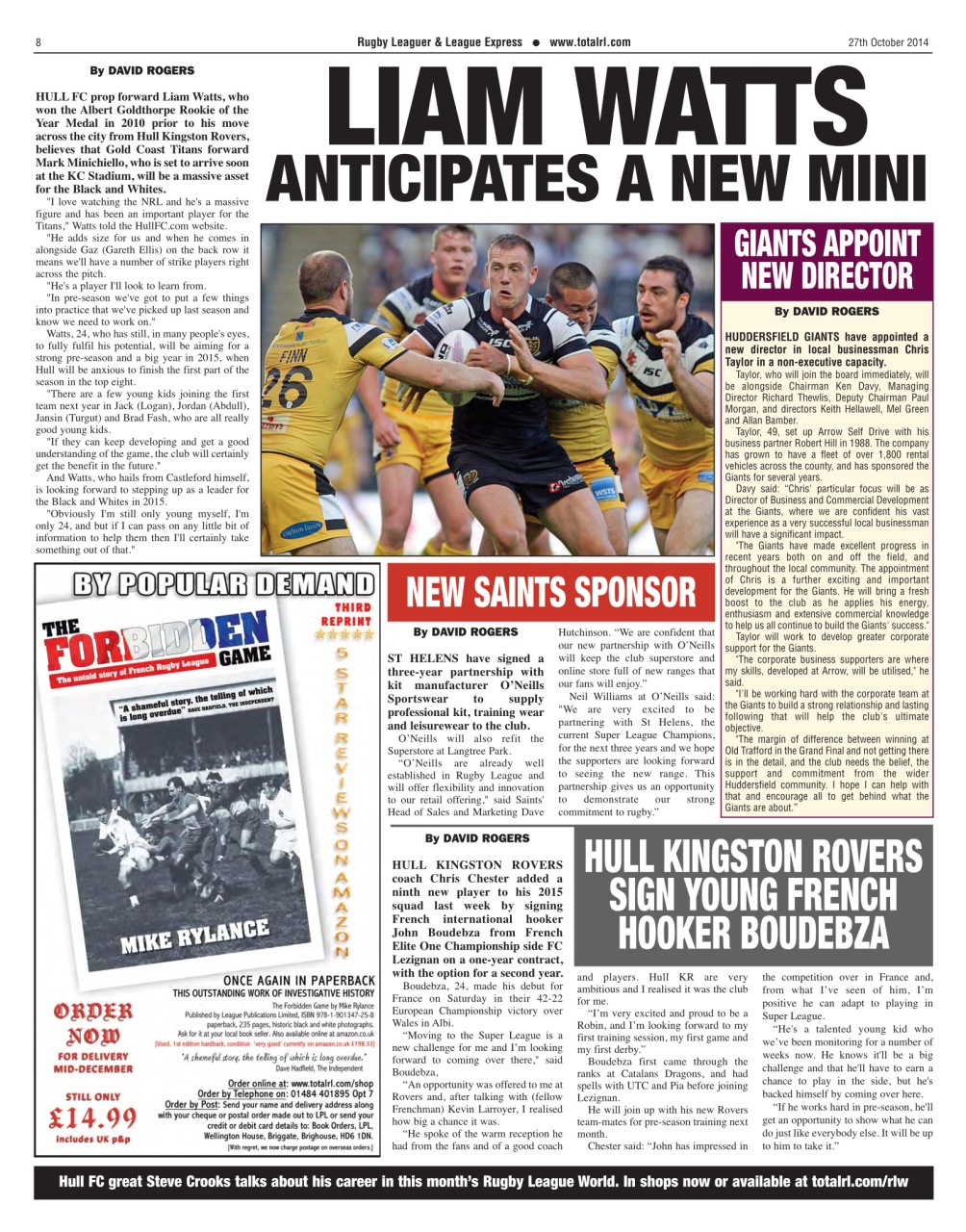 League Express Preview Pages