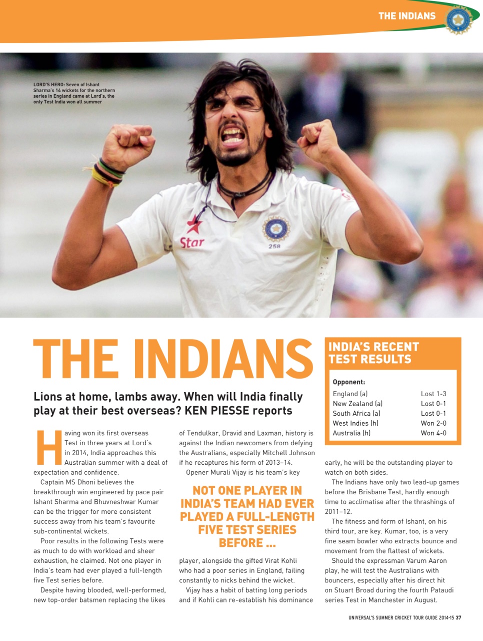 Cricket Summer Guide Preview Pages