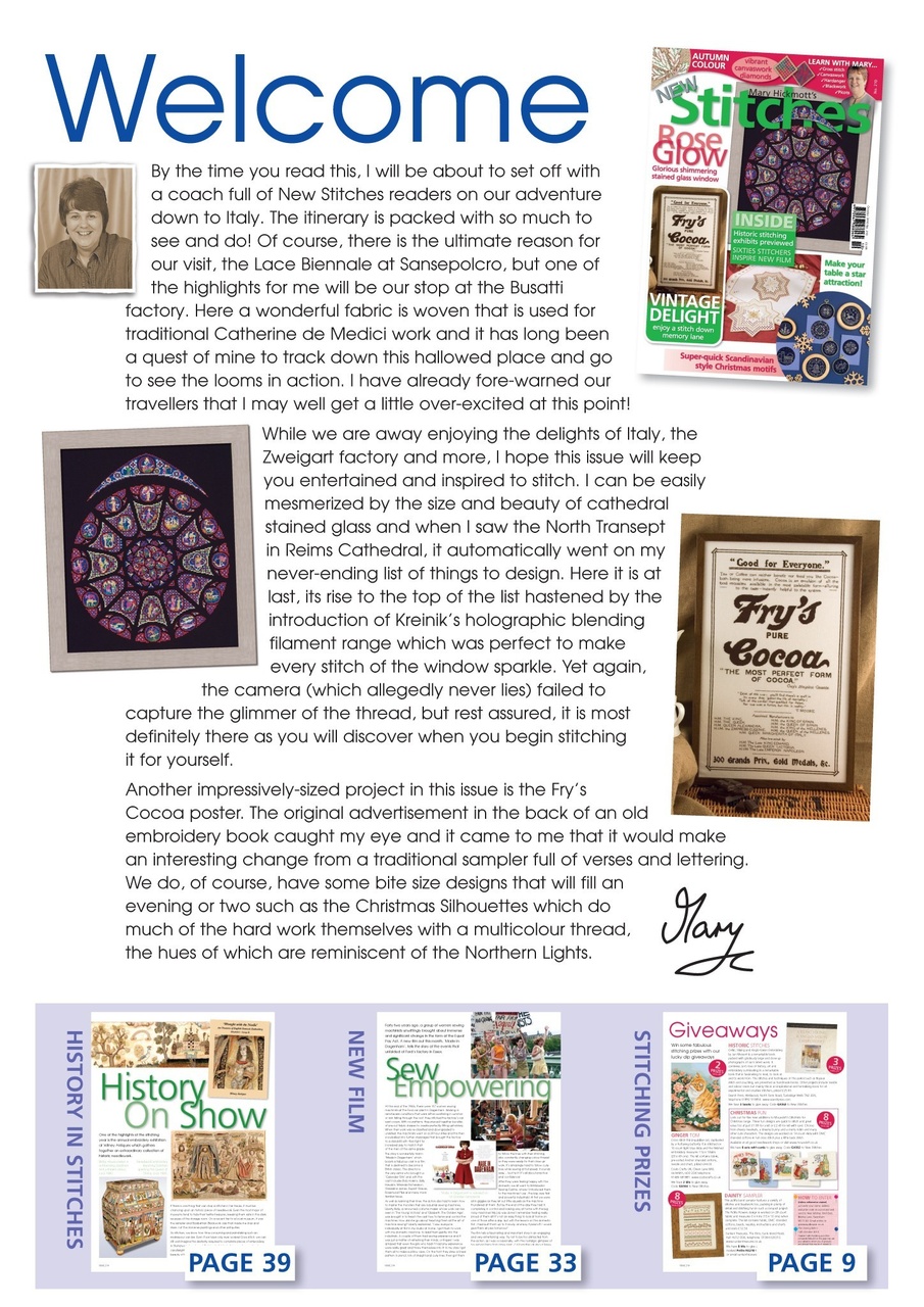 New Stitches Preview Pages