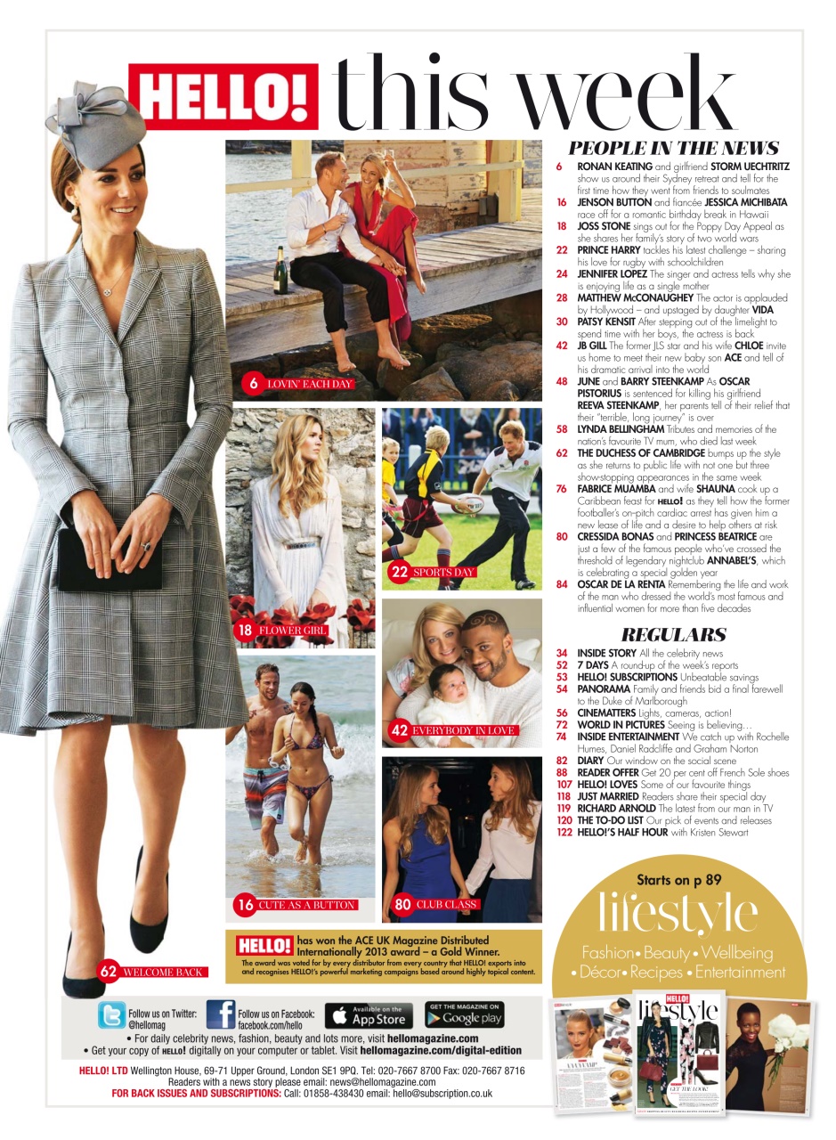 Hello! Magazine Preview Pages