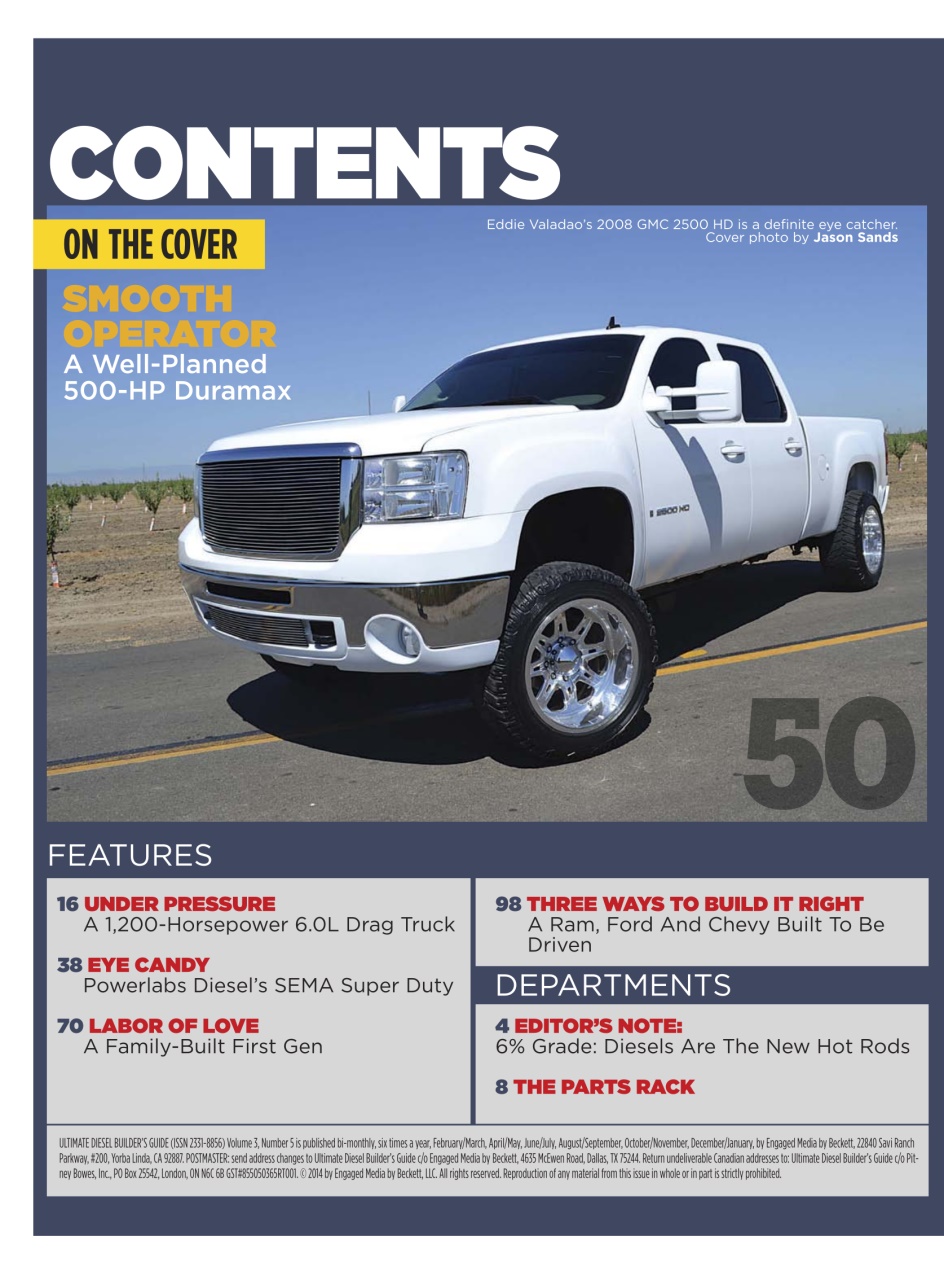 Ultimate Diesel Builders Guide Preview Pages